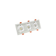 Spot LED Downlight CREE-COB Madison Orientable 3x10W LIFUD (UGR 19) Coupe 295x1