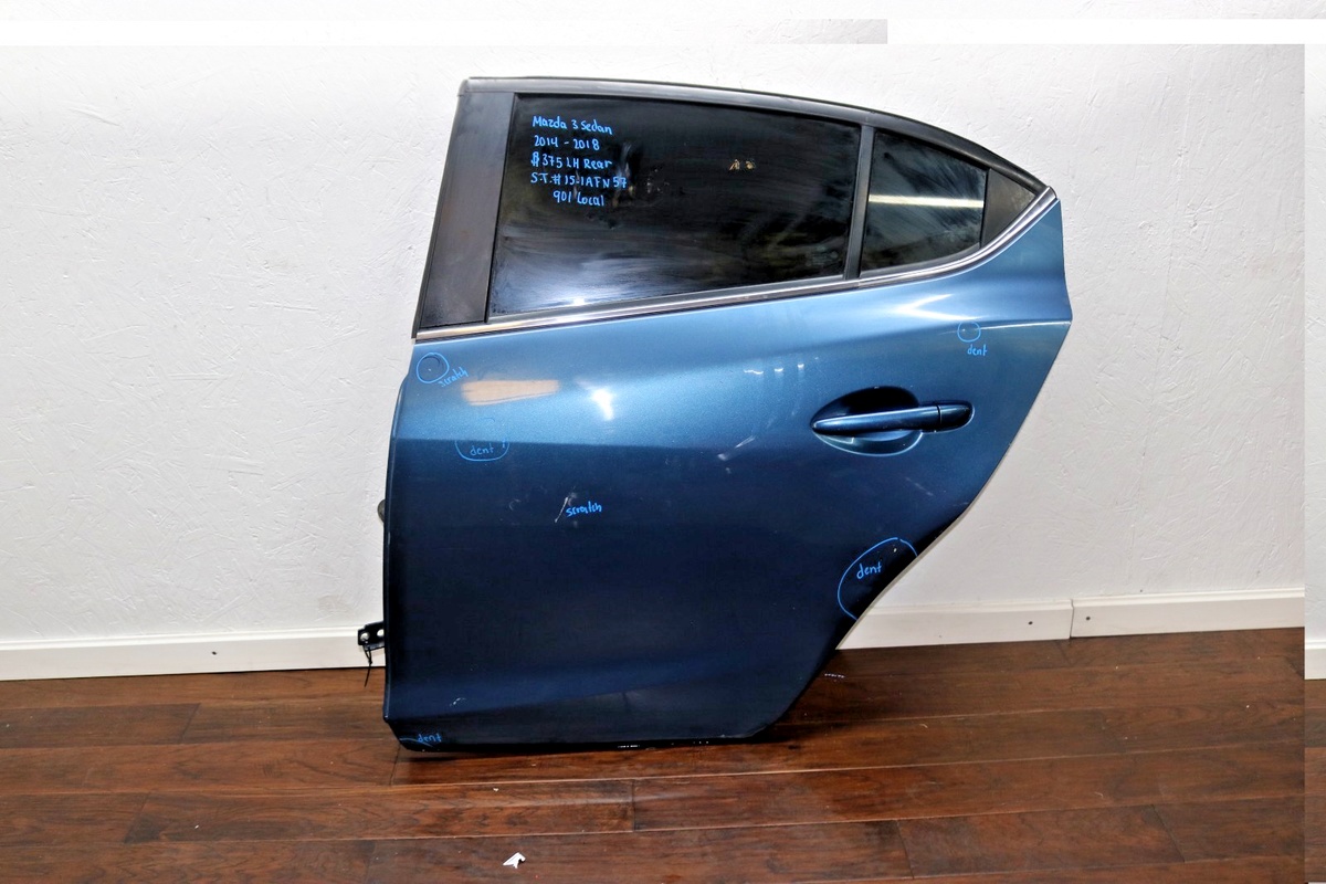 2014 2018 MAZDA 3 SEDAN LEFT SIDE REAR DOOR OEM | eBay
