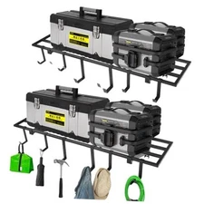 Garage Wall Shelving, 1X4 ft Garage Storage Rack,Heavy Duty Wall Mounted 