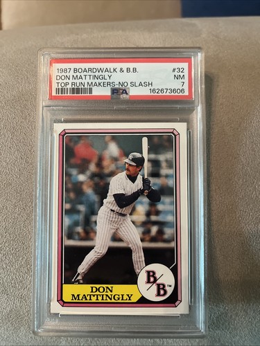 Don Mattingly [No Slash] #32 1987 Boardwalk & Baseball card
