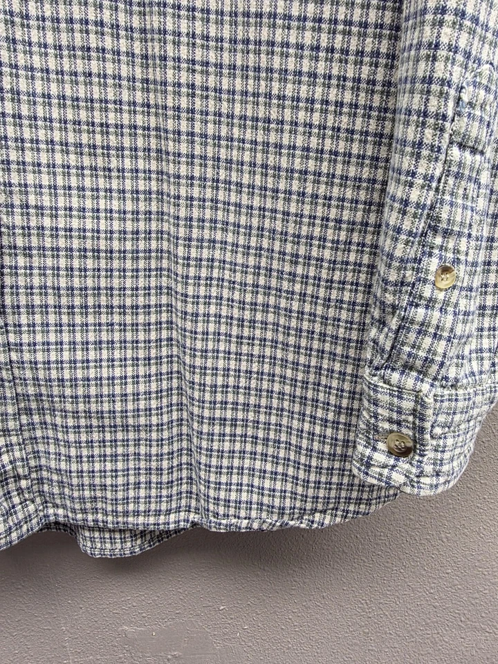 Eclipse Shirt Mens XL Plaid Button Down Long Sleeve Pocket Casual Workwear - Image 4 of 4