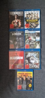 Bluray DVD horror action set