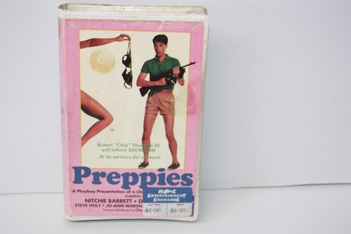 vhs Chuck Vincent's PREPPIES 1984 Nitchie Barrett Cindy Manion show case media2 - Picture 2 of 9