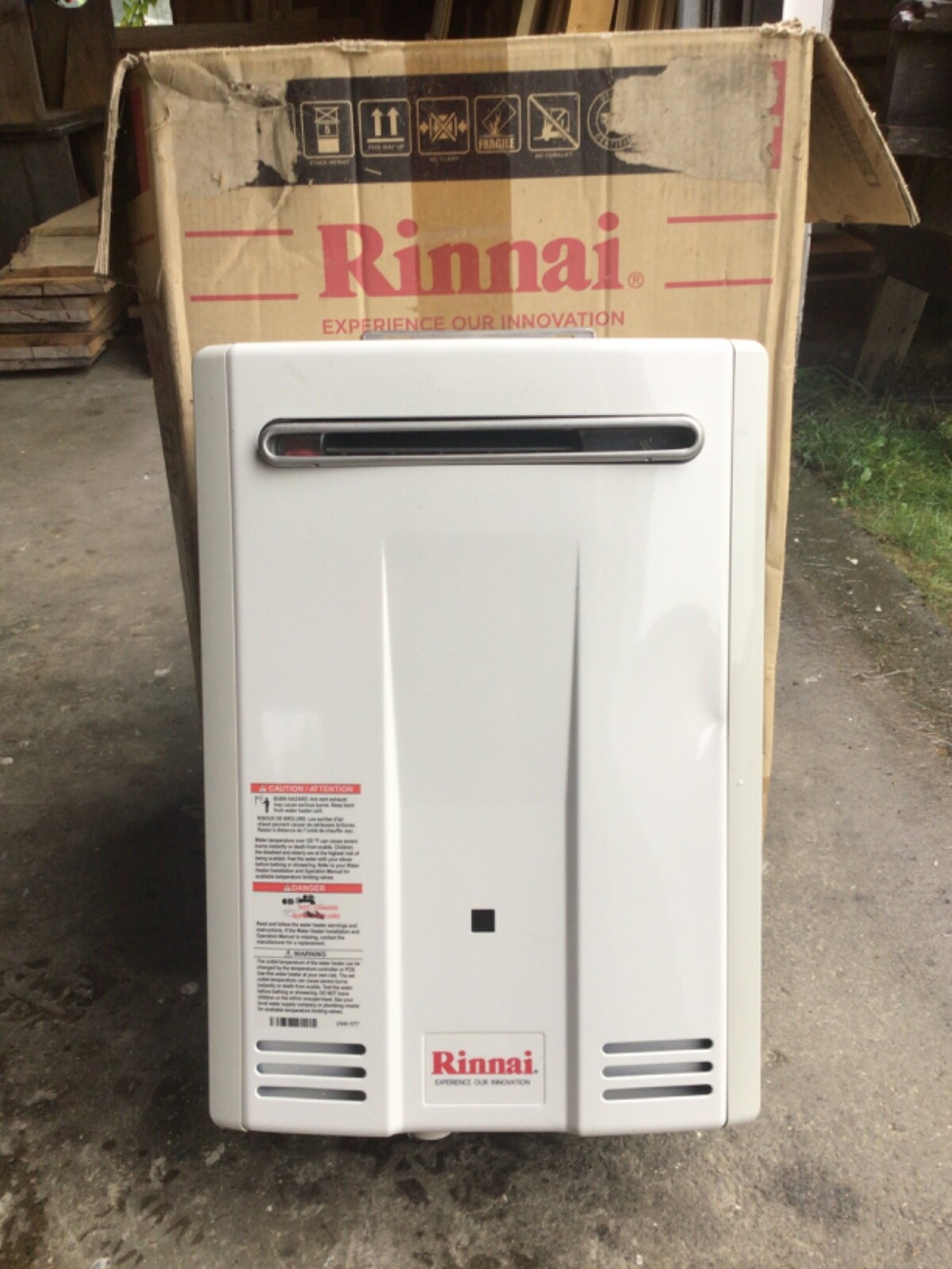 Rinnai V53DeN Outdoor Tankless Water Heater Natural Gas 120,000 BTU (S-10  #3243) | eBay