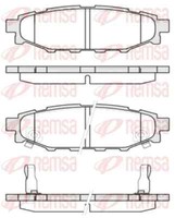 Remsa BremsbeläGe Bremsbelegsatz Hinten Passend FüR Subaru Forester XV