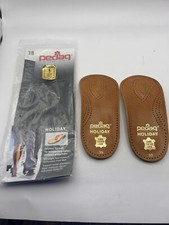 Pedag Holiday Ultra Thin Leather Foot Support insoles 17992 sz 38 US 8L NEW