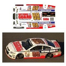  88 Dale Earnhardt Jr 2014 National Guard Decal 1/64 scale AFX TYCO Auto World