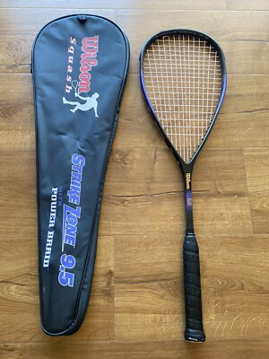 Wilson Squash Racket Strike Zone Power Braid 160 gram Racket w/cover