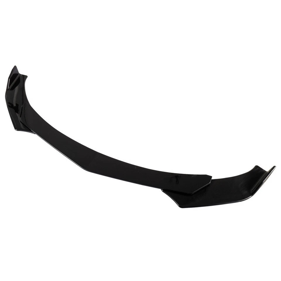 For Mazda 2 3 6 UNIVERSAL Front Bumper Lip Spoiler Splitter Glossy Black - Image 3 of 4