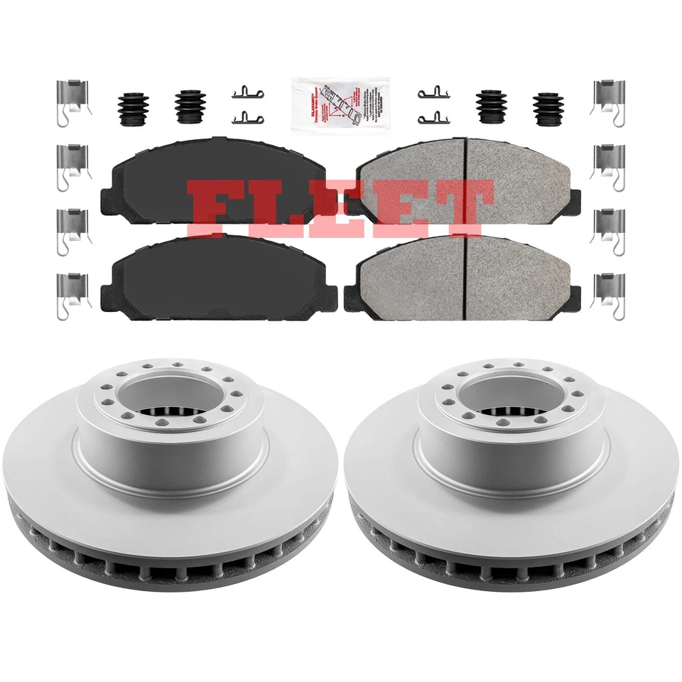 Front Fleet Pads & Rotors For Isuzu NPR NPR HD NQR w3500 Titlmaster 3500 4500hd - Image 4 of 4