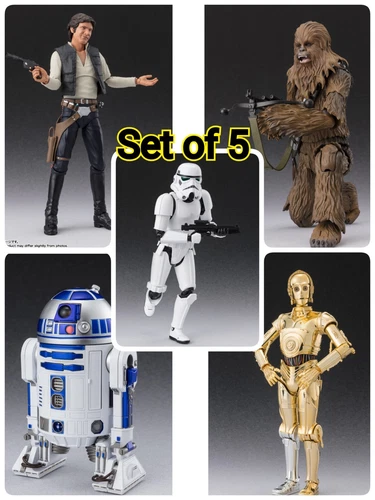 S.H.Figuarts -Classic Ver.-(STAR WARS: A New Hope) Juego de 5 BANDAI