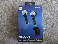 Muze by Vivitar MELODY True Wireless Bluetooth Earbuds with Charging Case Black