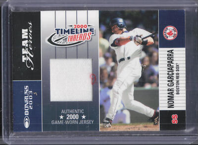 2003 Donruss Team Heroes #TT-42 Nomar Garciaparra Timeline Threads #/100