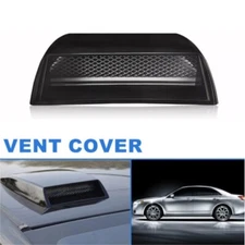 New Universal Black Car Decorative Air Flow Intake Hood Scoop Vent Bonnet Cover