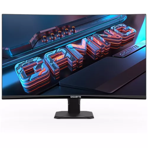 Gigabyte GS27QC Gaming Monitor, 27", VA, QHD, 2560 x 1440, 1 ms, 170 Hz, Black