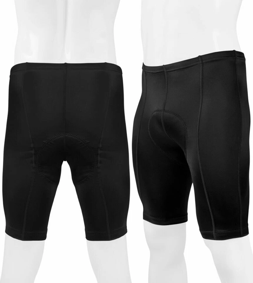 Men's Century Cycling Short | Black Long Distance Shorts | Made in the USA - Image 2 of 4
