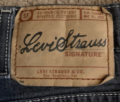 Signature Levi Strauss Jeans Women's Plus Size 22W Boot Cut Stretchy Gray - Picture 2 of 5