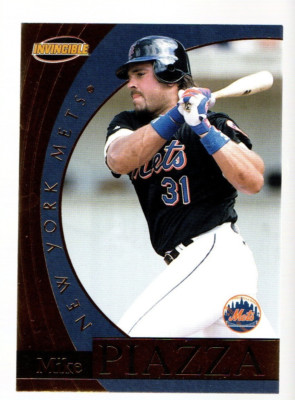 1999 Pacific Invincible Flash Point #10 Mike Piazza