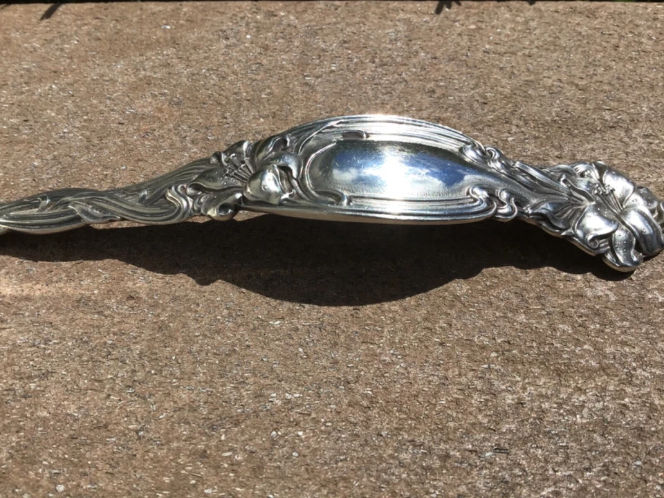 Antiguo servicio Art Nouveau Sterling Frontenac Gravy Simpson Hall & Miller 1903 Foto 3 de 4