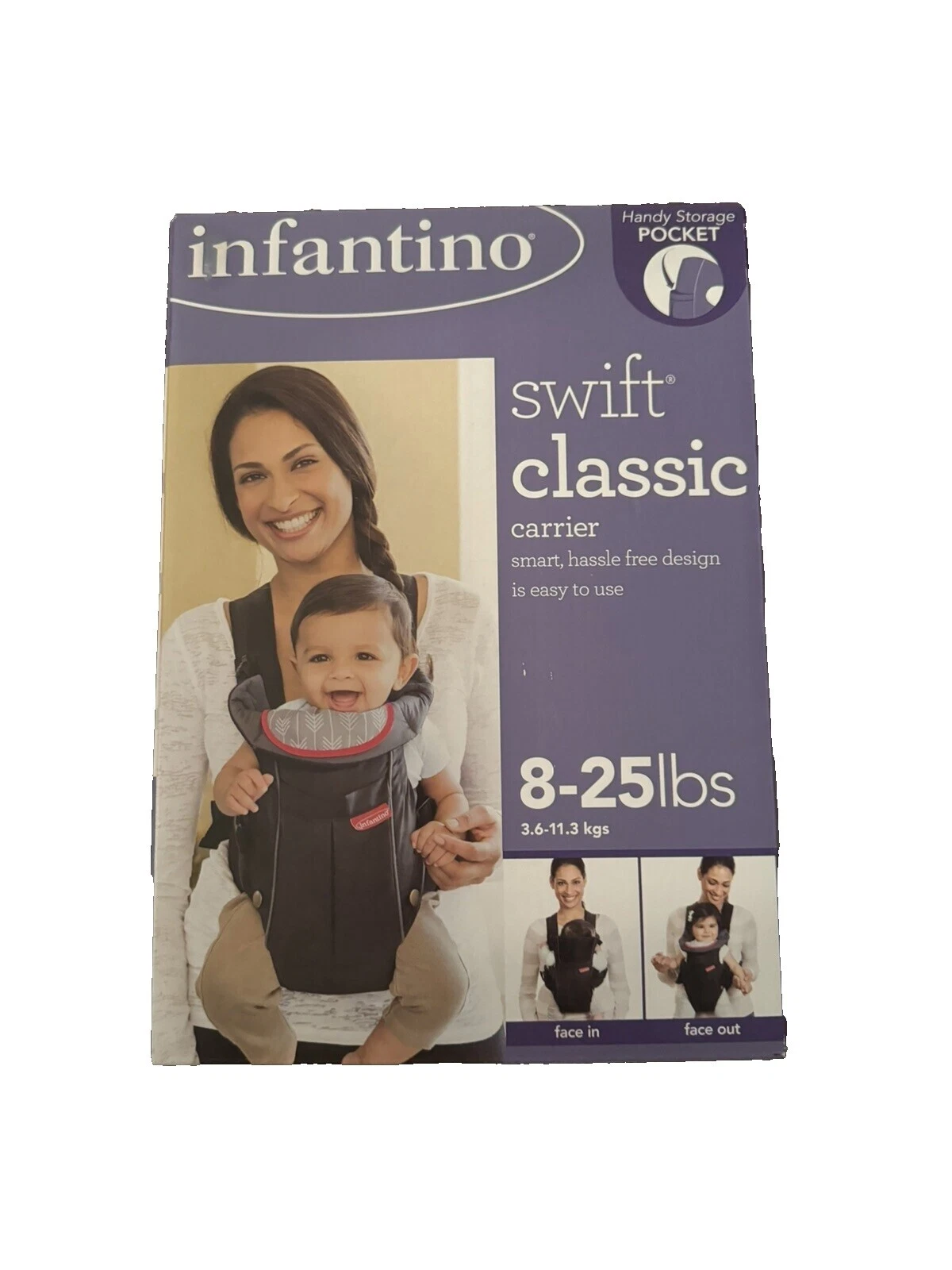Infantino Negro Bebé baby carriers