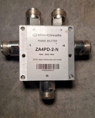 Mini Circuits 2-Way Power Splitter ZA4PD-2-N 1000 to 2000 MHz