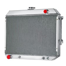 2 Row Aluminum Radiator For Dodge Charger Coronet Plymouth Mopar V8 1968-1974