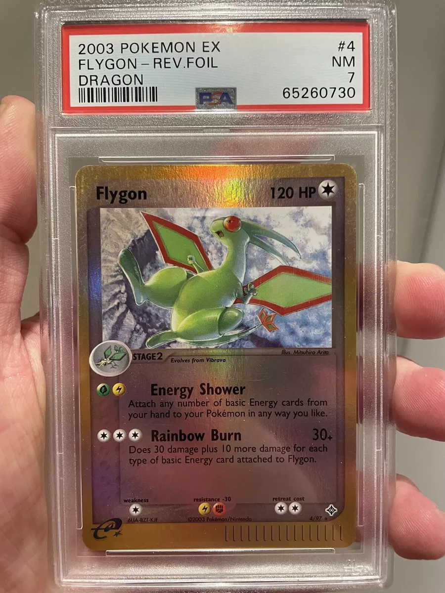 Flygon (REVERSE HOLO) + Haxorus (RARA FOIL) Ambas tipos dragão - Pokémon  TCG Cards (original em português)