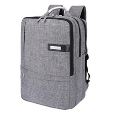 Women Men Backpack 15.6 Inches Laptop Bags Teenager School Bag Gray Black Purple