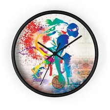 Basketball Wall Clock | Sporty Home Decor, Gift for Sports Lovers, Game Day 