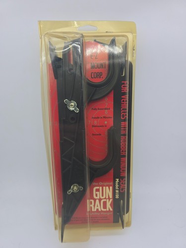 vintage E-Z mount pickup truck gun rack rear window 2 double | eBay