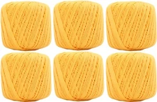 SIX PK OF COTTON CROCHET THREAD 30 COLOR OPTIONS SIZE 3 - 50G - THREADART