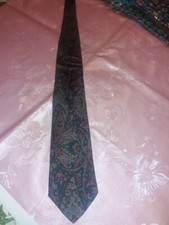 CRAVATTA UOMO NUOVA PURA SETA SILK SOIE TIE FANTASIA FIRMATE ''ONLY TIES''