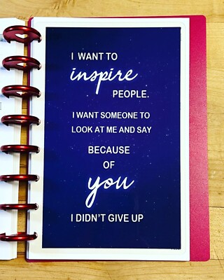 Inspirational Inspire Quote DASHBOARD 4 use w/ TUL/Arc (8 disc) Planner~