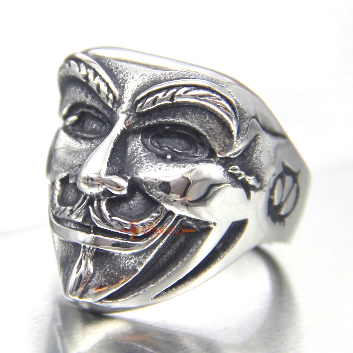 GUY FAWKES  2 oz Silver South Korea Guy Fawkes Light Stacker - PGS Gold