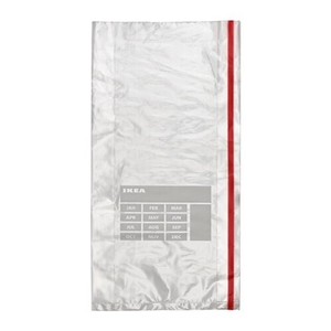 40 X Ikea Fornybar Plastic Freezer Sandwich Bag Food Saver Storage