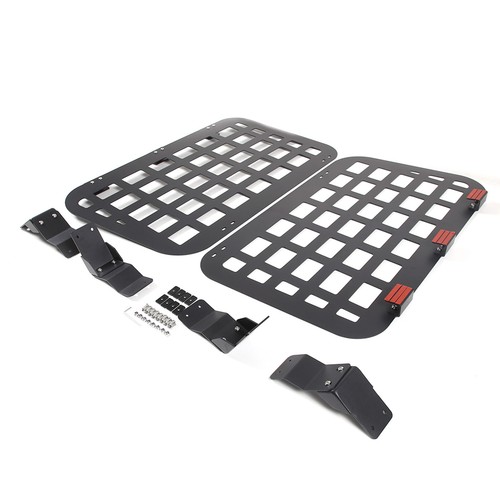 Exterior Alloy Side Window Bracket Storage Molle Shelf Kit For Hummer H3 2005-09 - Picture 12 of 23