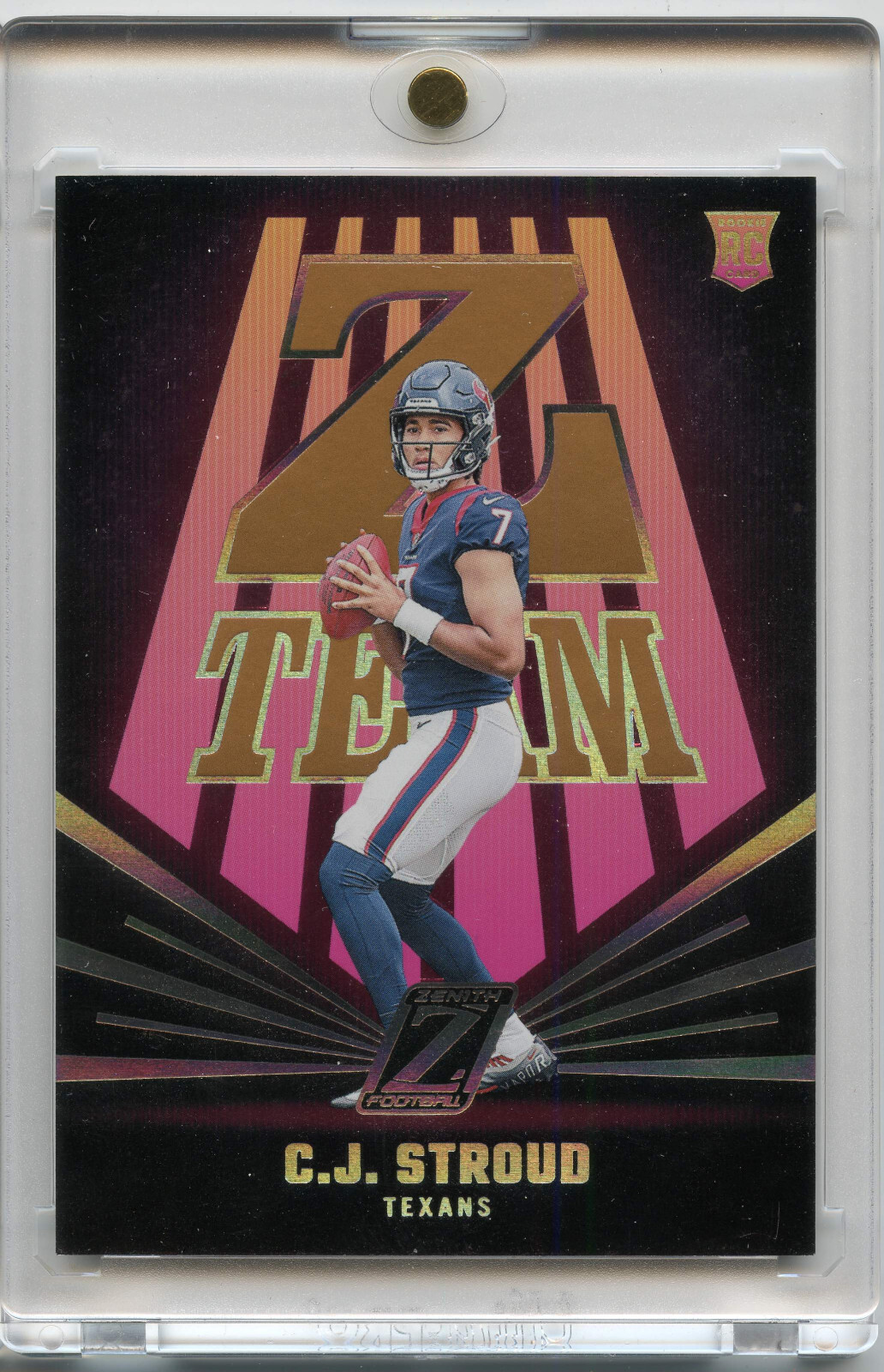 C.J. Stroud 2023 Panini Zenith Z-Team Copper RC/50 Rookie Card ZTeam Gold SP CJ