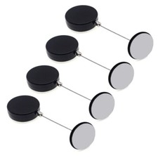 4Pcs Retractable Tether for Key Retractable Security Cable Lanyard for Remotes