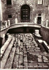 PALESTRINA  B/N VIAGGIATA  1965 RUDERI ANTICO TEMPIO   OCCASIONE