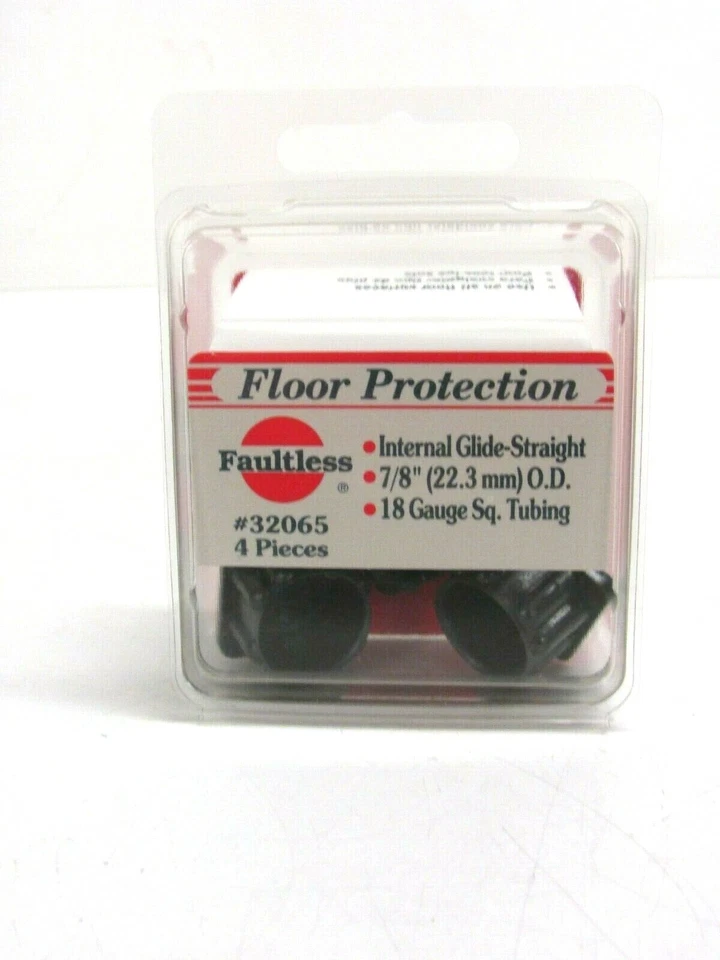 ¡NUEVO! (4) PROTECCIÓN DE SUELO 7/8" IMPECABLE DESLIZAMIENTO INTERNO RECTO, #32065 Foto 2 de 3