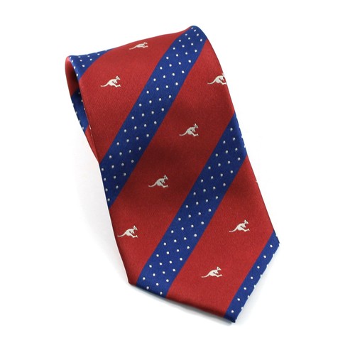 Tie Australia Kangaroo Necktie Australian Souvenir Roo Kangaroos Mens Gift NEW - Picture 22 of 26