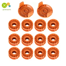 12 Pack W /2 Pack Spool Cap Cover 10FT For WORX WA0010 Replacement Spool Line