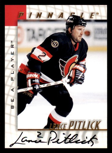1997-98 Be A Player AUTO #109 Lance Pitlick