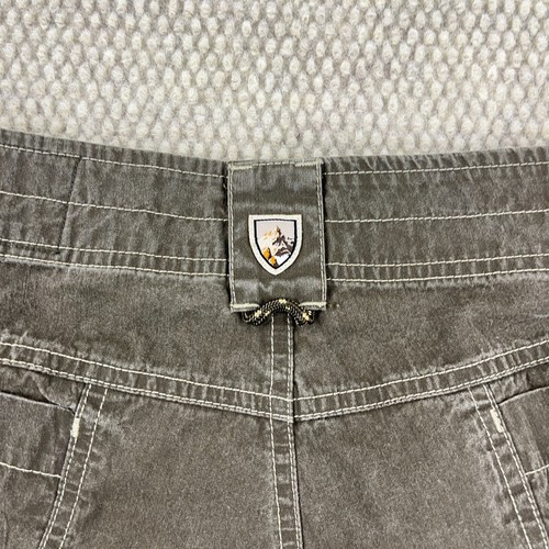 Kuhl Shorts Men 38 Gray Rambler Patina Dye Utility Hiking Adult Cotton Nylon - Picture 8 of 16