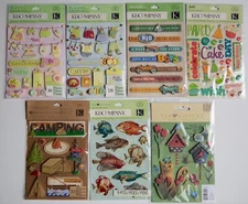 K & Company Stickers, BABY, PARTY, CAMPING THEME, You Pick, some Rare!