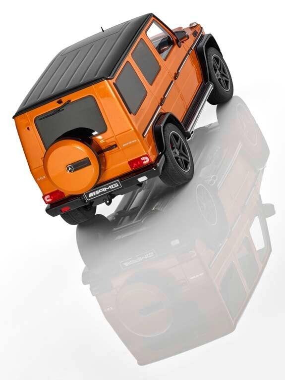 Genuine Mercedes AMG 1:18 W463 G Class G63 2015 Orange Sunset Beam