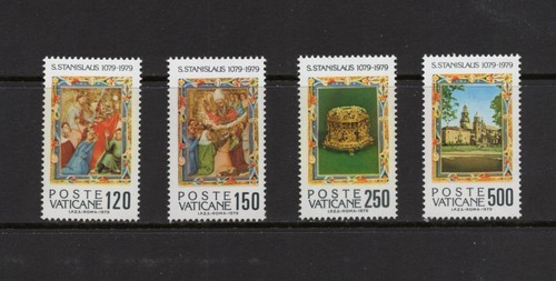 S4327 Vatican 1979 Martyrdom of St. Stanislas 4v. MNH - 第 1/1 張圖片