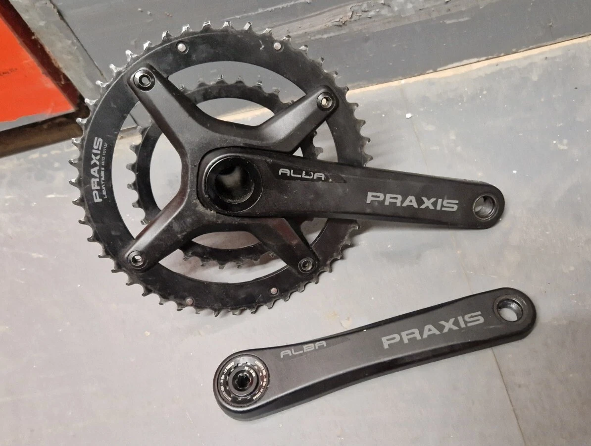Praxis Alba X Chainset 48 32 10 11sp 175mm Crank Arms For Gravel Road 1x Or 2x