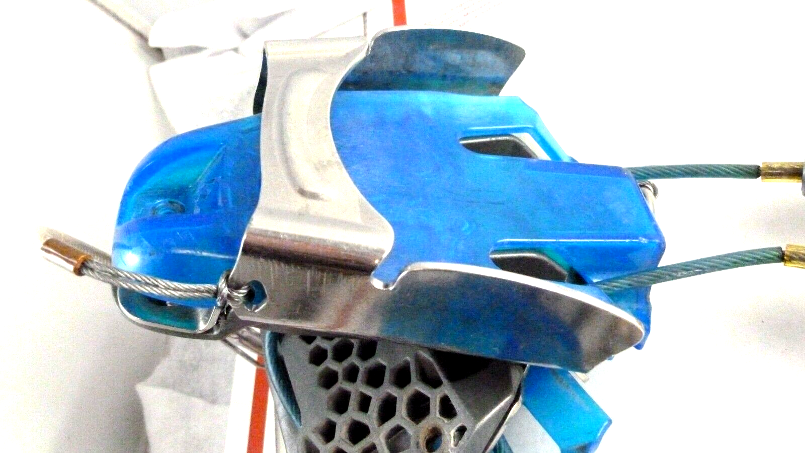 Black Diamond Telemark Ski Bindings Set Blue Telemarking Skiing Cable