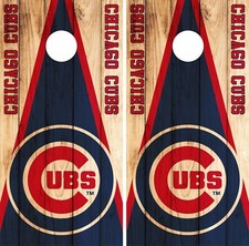 Chicago Cubs Cornhole Skin Wrap MLB Wood Decal Vinyl Board Logo DR580